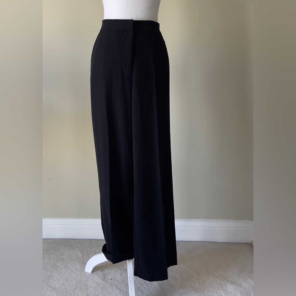 Halogen High Waist Wide Leg Women's Black Pants Size 6 NWOT - Picture 5 of 10